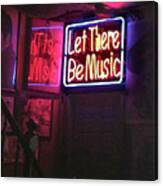 Let There Be Music Canvas Print