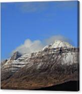 Liathach In Winter Canvas Print
