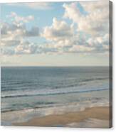 Light Blue And Clouds Canvas Print