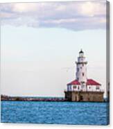 Lighthouse At Navy Pier Canvas Print