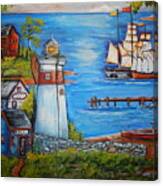 Lighthouse Cove Canvas Print