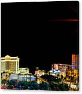 Lighting Up Vegas Canvas Print