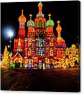 Lights Of The World Russia Canvas Print