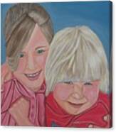 Lily And Emma By Sandra Marie Adams Canvas Print