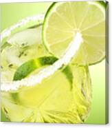 Lime Cocktail Drink Canvas Print