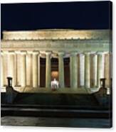 Lincoln Memorial At Twilight Canvas Print