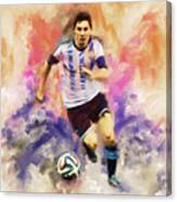 Lionel Messi 094c Canvas Print