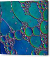 Liquid Turquoise River Stone Canvas Print