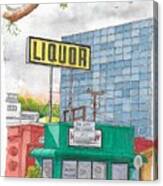 Liquor For Lease In Burbank, California Canvas Print