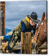 Little Buckaroo Canvas Print