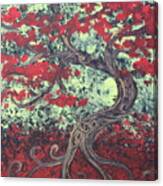 Little Red Tree Series 3 Canvas Print