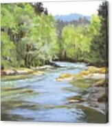 Little River Morning Canvas Print