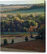 Little Sioux Autumn Sunrise Canvas Print