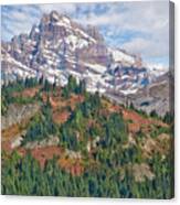 Little Tahoma Peak And Stevens Ridge In The Fall Canvas Print