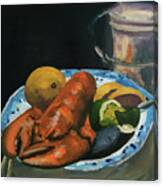 Lobster Dinner Canvas Print