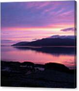 Loch Scridain Sunset Canvas Print