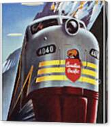 Locomotive Canadian Pacific 4040 Canvas Print
