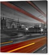 London Red Bus Canvas Print