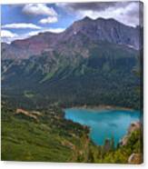 Lone Tree Over Grinnell Lake Canvas Print