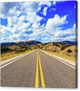 Lonely New Mexico Highway Canvas Print