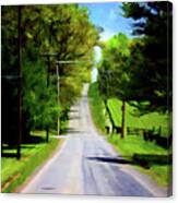 Long Road Ahead Canvas Print