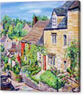 Looking Down The Chipping Steps, Tetbury Canvas Print