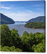 Looking North Through The Hudson Highlands Canvas Print