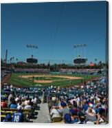 Los Angeles Dodgers Dodgers Stadium Baseball 2110 Canvas Print