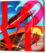 Love Swirls At The San Francisco Cupids Span Sculpture Dsc1819 Canvas Print