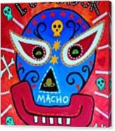 Luchador Canvas Print