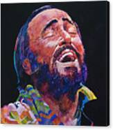 Luciano Pavarotti Canvas Print