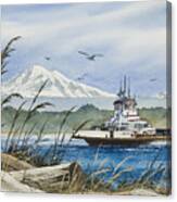 Lummi Island Ferry Canvas Print