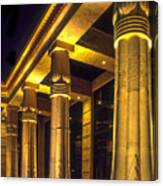 Luxor Golden Columns Canvas Print
