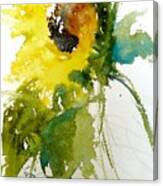 Maci's Sunflower Canvas Print