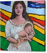 Madonna Of The Promised Land Canvas Print