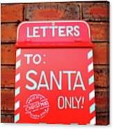Magical Letters To Santa Canvas Print