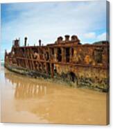 Maheno Shipwreck Canvas Print