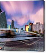 Main And Bell St Downtown Houston Texas Canvas Print