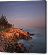 Maine Acadia National Park First Light Canvas Print
