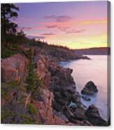 Maine Acadia National Park Seascape Photography Canvas Print