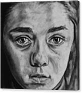 Maisie Williams As Arya Stark Canvas Print