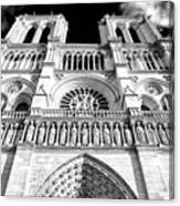 Majestic Notre Dame Our Lady Of Paris Canvas Print