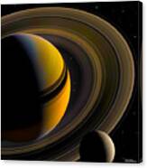 Majestic Saturn Canvas Print