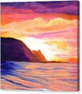 Makana Sunset Canvas Print