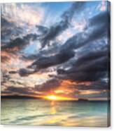 Makena Beach Maui Hawaii Sunset Canvas Print