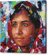 Malala Yousafzai Ii Canvas Print