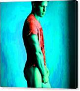 Male  Nude - T-shirt - Ver. 1 Canvas Print