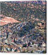 Manitou Springs And Garden Of The Gods Canvas Print