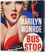 Marilyn Monroe - Bus Stop Canvas Print