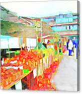 Market Day Canvas Print